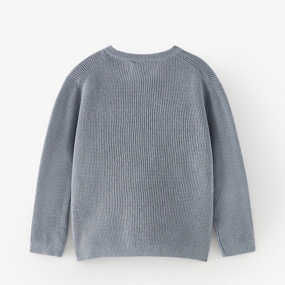 Zara Boys Gray #Knit Top - Picture 2 of 2
